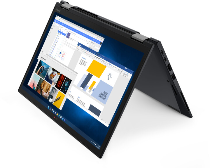 Lenovo ThinkPad X13 Yoga Gen 3, černá_1488370308