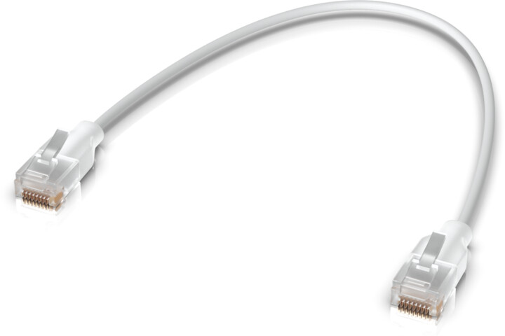 Ubiquiti patch kabel UniFi Etherlighting, 15cm, Cat6, bílá_1408849090