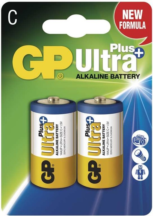 GP Ultra Plus, alkalická, C 2ks_1601736219