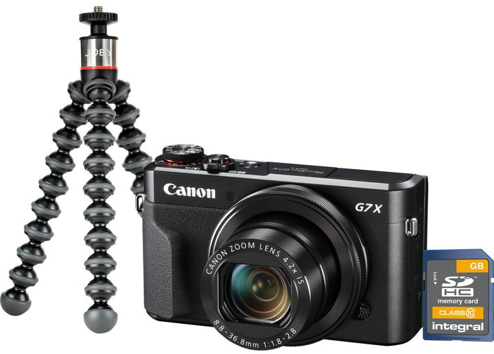 Canon PowerShot G7 X Mark II, Vlogger Kit, černá_1155946890