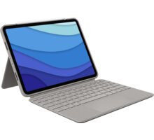 Logitech ochranný kryt s klávesnicí Combo Touch pro Apple iPad Pro 11" (1., 2., 3. generace), US, písková 920-010256