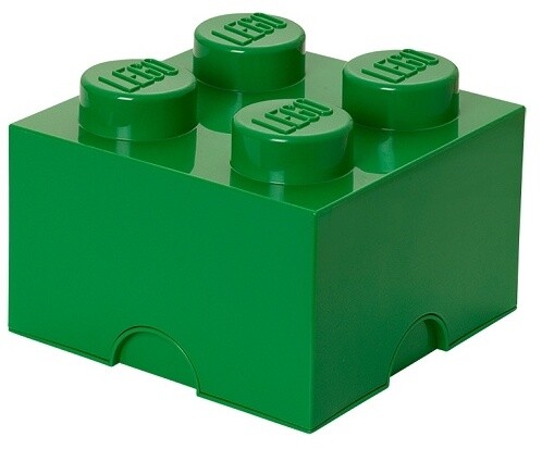 Úložný box LEGO, malý (4), tmavě zelená_1064874771