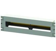 Solarix instalační panel 3U s DIN lištou do 19" rozvaděče, RAL 7035 80138324