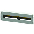 Solarix instalační panel 3U s DIN lištou do 19&quot; rozvaděče, RAL 7035_1667389572