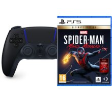 PS5 DualSense Midnight Black + hra Marvel's Spider-Man: Miles Morales - Ultimate Edition Marvel's Spider-Man: Miles Morales - Ultimate Edition (PS5) + O2 TV HBO a Sport Pack na dva měsíce