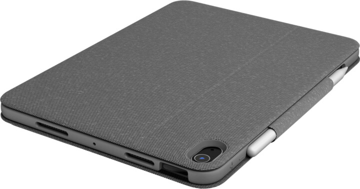 Logitech ochranný kryt s klávesnicí Folio Touch pro Apple iPad Air (4. generace), UK, šedá_1063113171