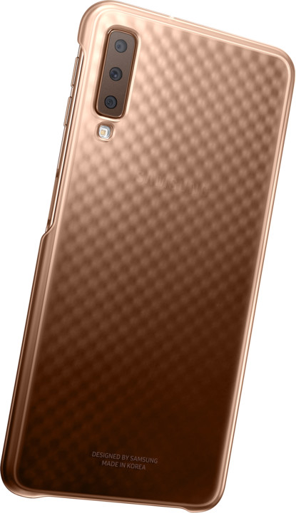 Samsung pouzdro Gradation Cover Galaxy A7 (2018), gold_543904193