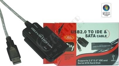 Wiretek konvertor USB2.0 - IDE+SATA s napájením_705887212