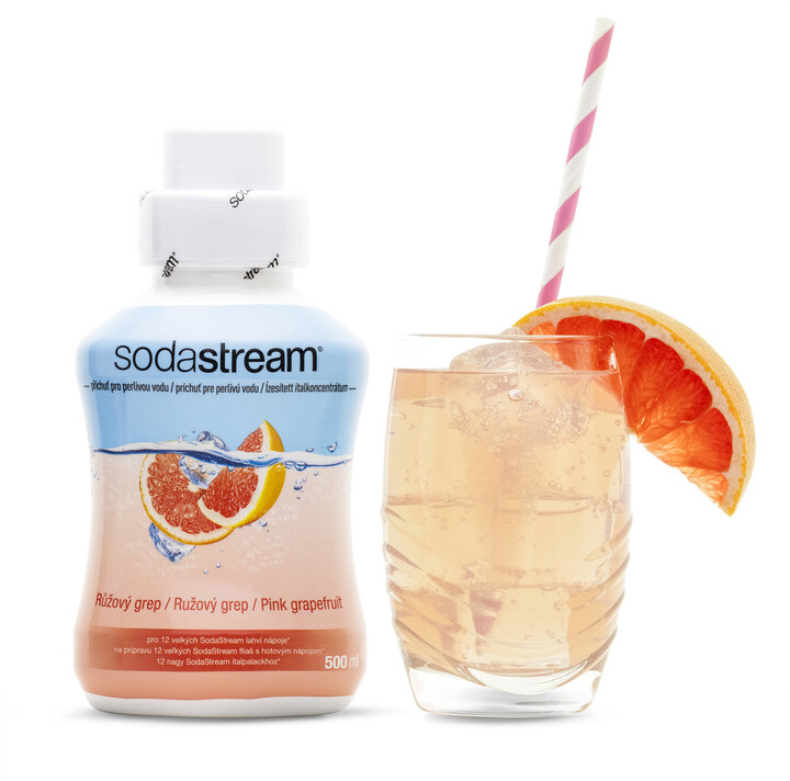 SodaStream Příchuť RŮŽOVÝ GREP 500ml SODA_1999915918
