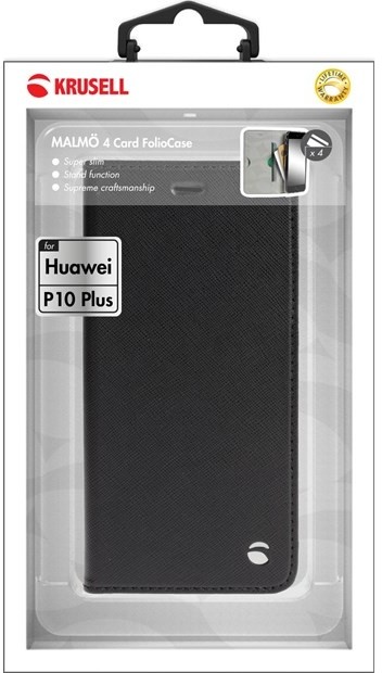 Krusell MALMÖ 4 CARD flipové pouzdro pro Huawei P10, černá_587868197