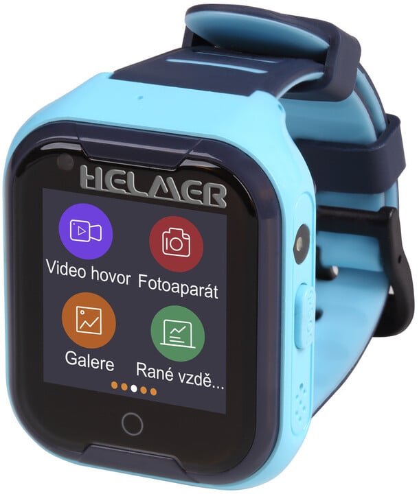 HELMER dětské hodinky LK 709 s GPS lokátorem, dotykový display, modré_678134725
