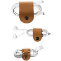 TwelveSouth CableSnap 3-Pack cable holder; leather (1x Large; 2x Small) - cognac_1209400144