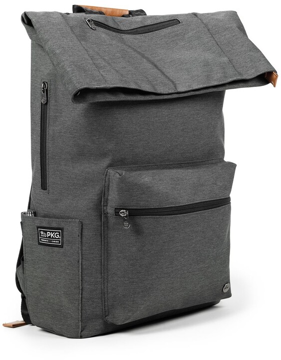 PKG Brighton Laptop Backpack 16”, tmavě šedá_1970344045
