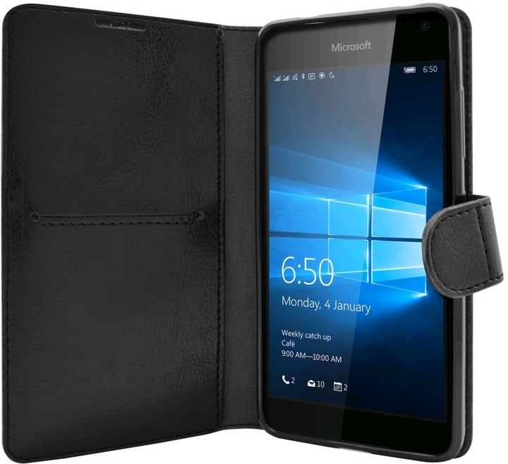 FIXED flipové pouzdro pro Microsoft Lumia 650, černá_2030923371