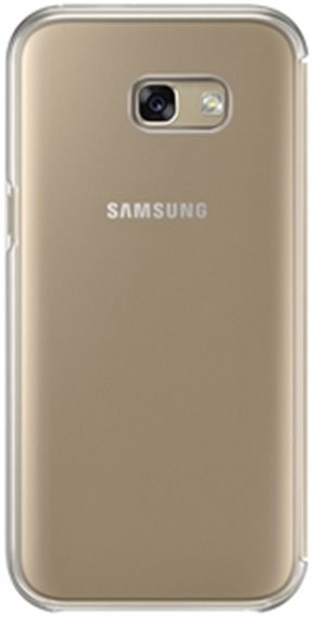 Samsung Galaxy A5 2017 (SM-A520C), flipové pouzdro, Clear View, zlaté_1901747501