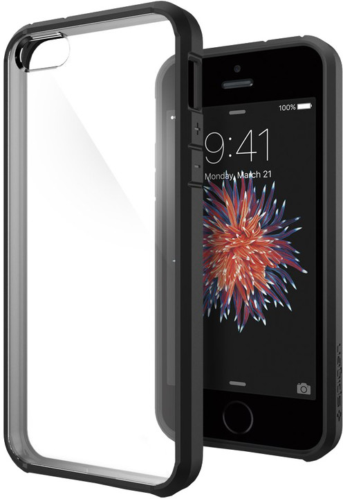 Spigen Ultra Hybrid kryt pro iPhone SE/5s/5, black_946216294