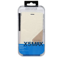 DooGee X5 MAX/X5 MAX PRO Flip Case + Screen Protector Glass, bílá_1557225679
