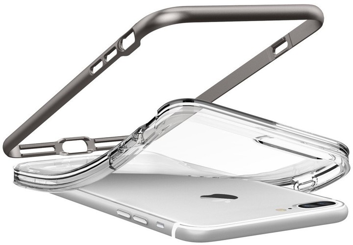 Spigen Neo Hybrid Crystal pro iPhone 7 Plus, gunmetal_805611432