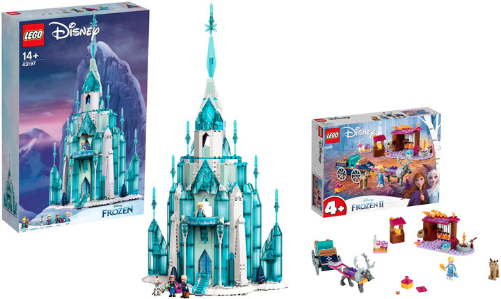 Extra výhodný balíček LEGO® Disney Princess 43197 Ledový zámek a 41166 Elsa a dobrodružství_986740199
