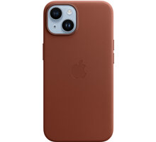 Apple kožený kryt s MagSafe pro iPhone 14, cihlově hnědá_339319695