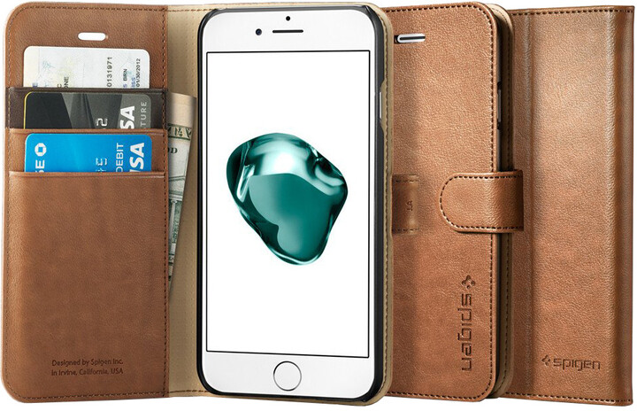 Spigen Wallet S pro iPhone 7 Plus, brown_446647408