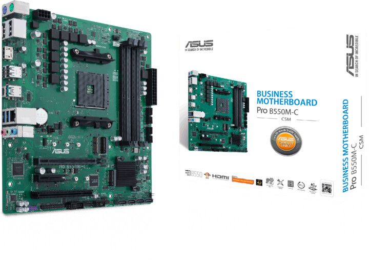 ASUS PRO B550M-C/CSM - AMD B550