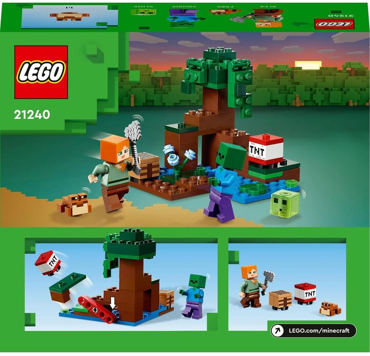 LEGO® Minecraft® 21240 Dobrodružství v bažině_1965389020