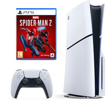PlayStation 5 (verze slim) + Marvel's Spider-Man 2 PS711000040587+PS711000039310