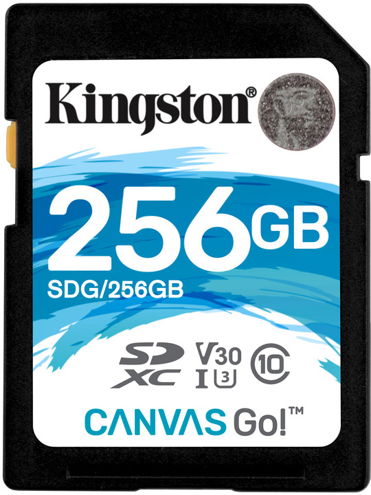 Kingston SDXC Canvas Go! 256GB, UHS-I U3_625126816