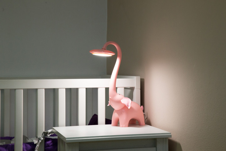 IMMAX LED stolní lampička slon růžový_901797910