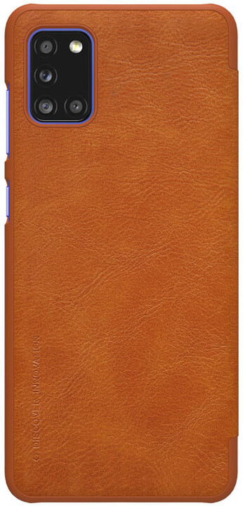 Nillkin pouzdro Qin Book pro Samsung Galaxy A31, hnědá_631596594
