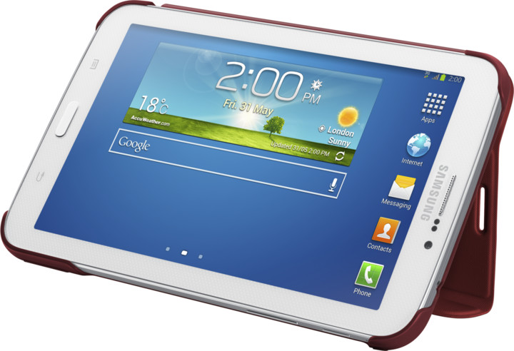 Samsung polohovací pouzdro EF-BT210BR pro Samsung Galaxy Tab 3 7&quot;, červená_159442449