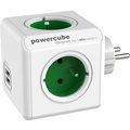 PowerCube ORIGINAL USB rozbočka-4 zásuvka, zelená