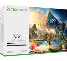 XBOX ONE S, 500GB, bílá + Assassin&#39;s Creed: Origins_244280089