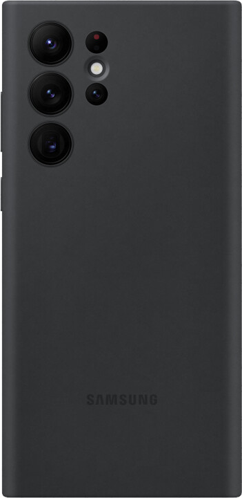 Samsung silikonový zadní kryt pro Galaxy S22 Ultra, černá_1342085815