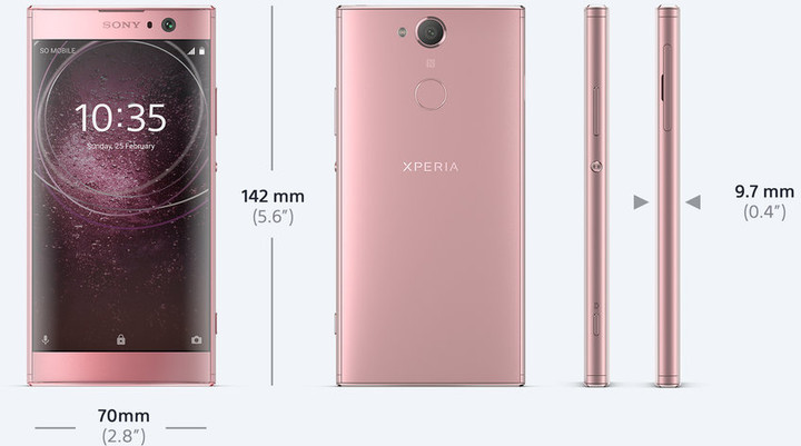 Sony Xperia XA2 Dual, Dual SIM, 3GB/32GB, růžová_1731228461