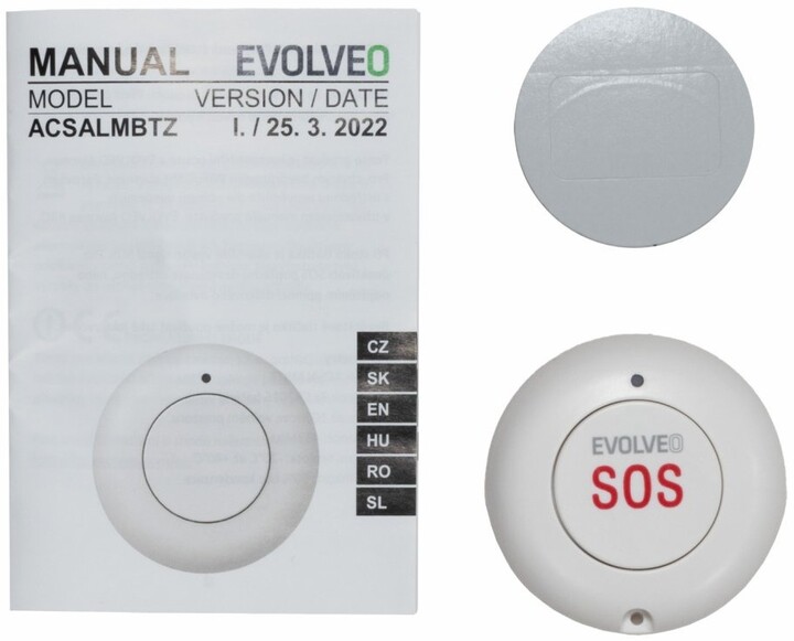 EVOLVEO Alarmex Pro, bezdrátové tlačítko/zvonek_515898970