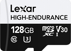 Lexar High-Endurance UHS-I U1 (Class 10) micro SDXC 128GB_1288628186
