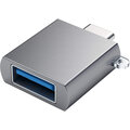 Satechi Type-C - Type A USB Adapter, šedá_509855321