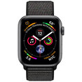 Apple Watch series 4, 44mm, pouzdro z vesmírně šedého hliníku/černý provlékací řemínek_417170103