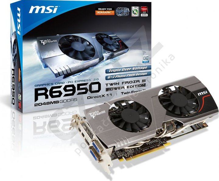 MSI R6950 Twin Frozr III Power Edition - OC 2GB, PCI-E_510215270