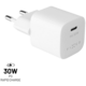 FIXED síťová nabíječka Mini s USB-C, PD, 30W, bílá_1558214488