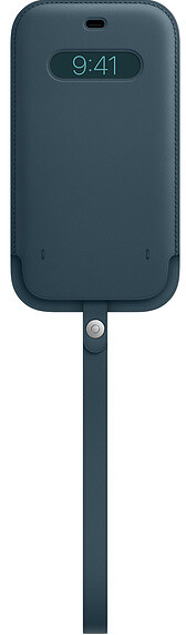 Apple kožený návlek s MagSafe pro iPhone 12 Pro Max, modrá_794112258