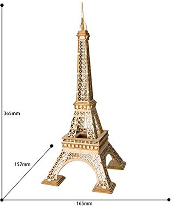 Stavebnice RoboTime Eiffelova věž, dřevěná_733476829