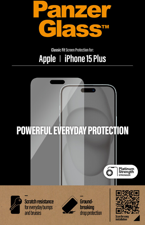 PanzerGlass ochranné sklo pro Apple iPhone 15 Plus_1276676133