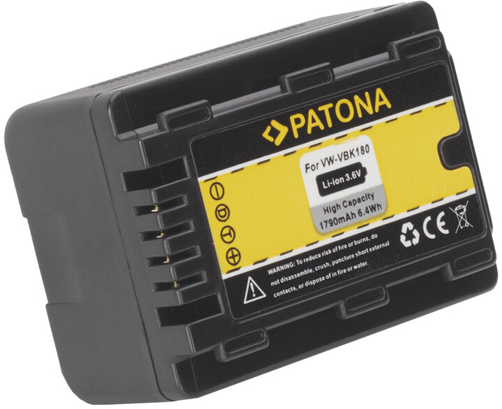 Patona baterie pro Panasonic VBK180 1790mAh_507262761