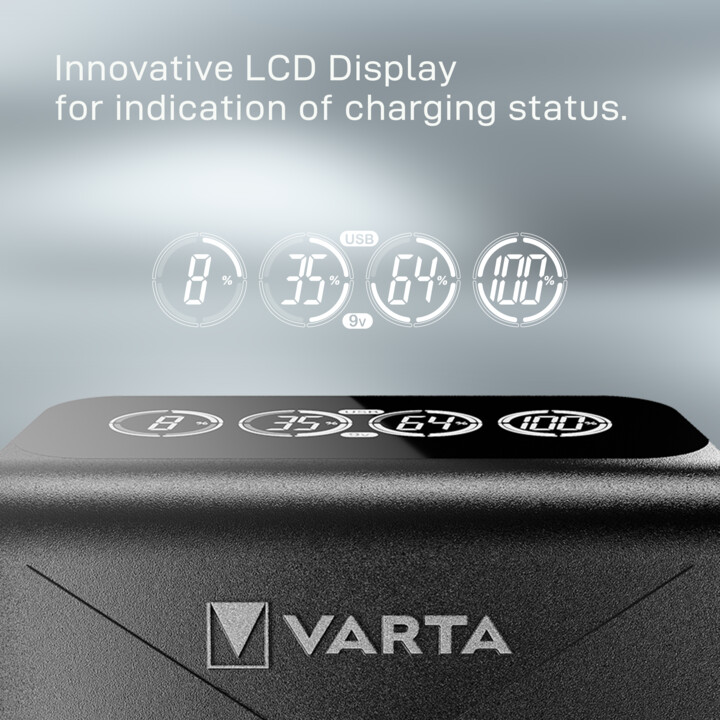 VARTA nabíječka Plug Charger+, včetně 4x AA 2600 mAh_1160360151