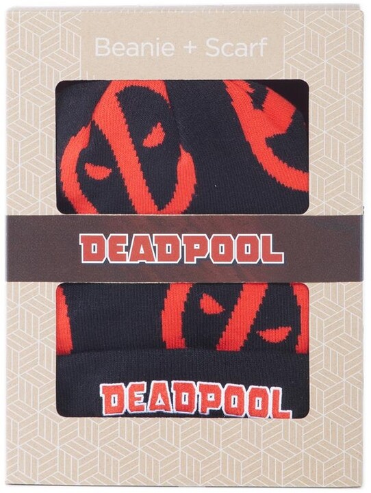 Čepice se šálou Deadpool - Symbol_787362404
