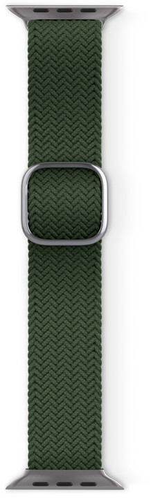 EPICO textilní pletený pásek pro Apple Watch 38/40/41 mm, olivově zelená_970328473
