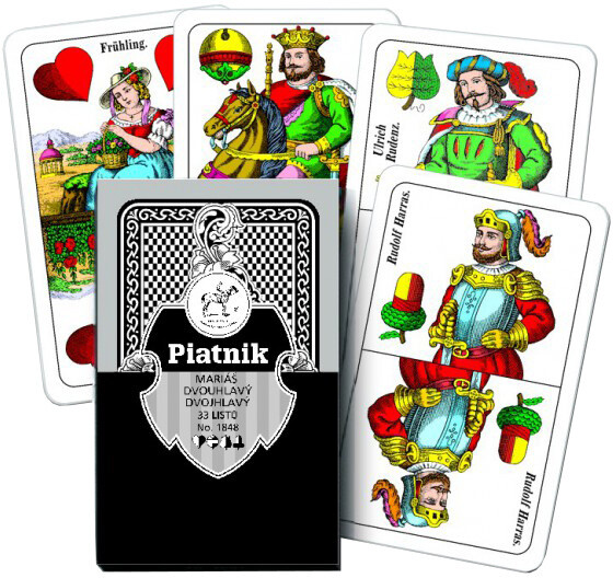 Hrací karty Piatnik Mariáš, dvouhlavé_1380079885